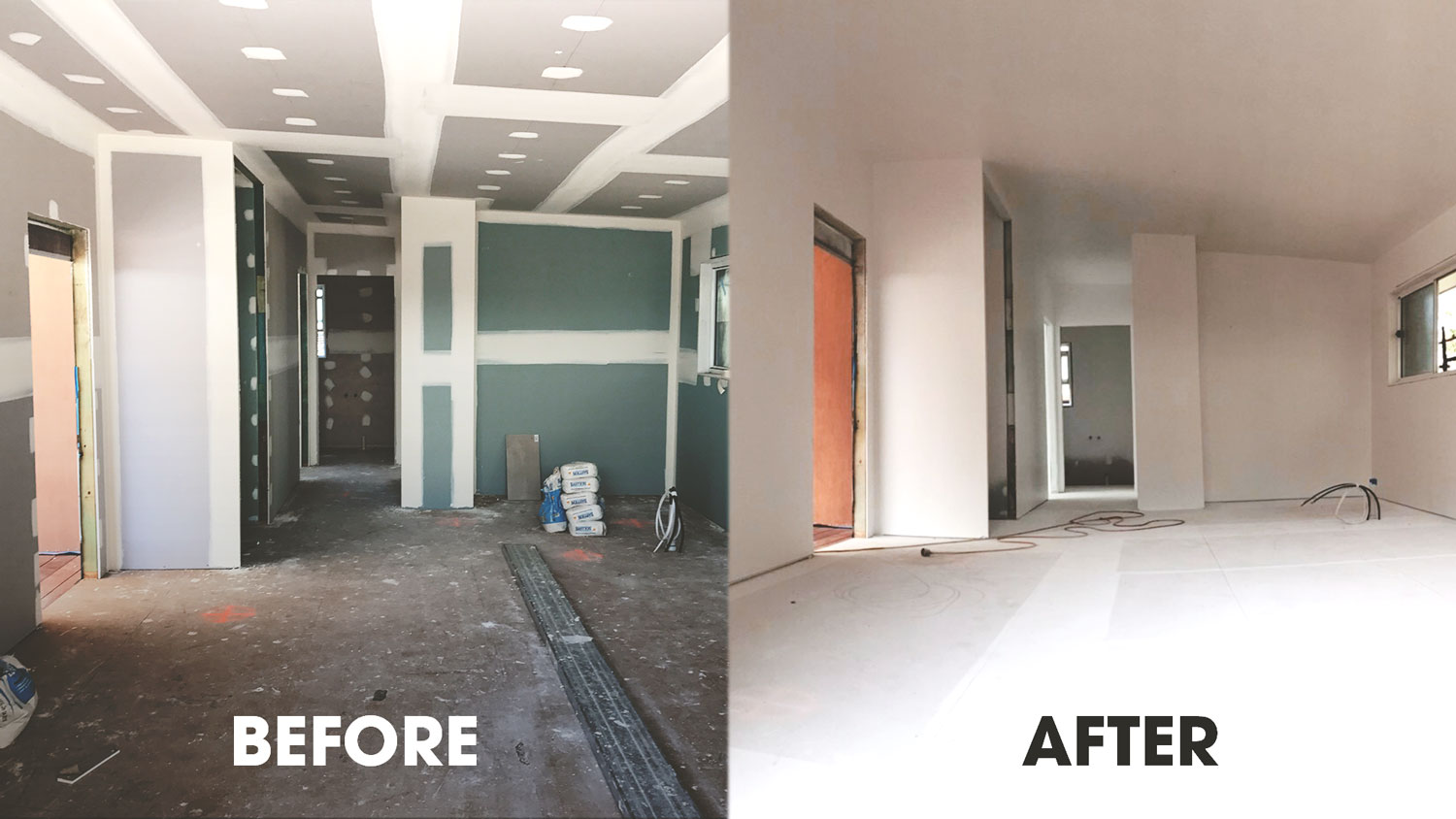 We cover all elements of plasterwork including:
Plasterboard installation, bonding and skimming.
Archways and detailed plasterworks.